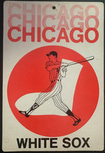 Load image into Gallery viewer, Circa 1970s Vintage Retro Chicago White Sox Cardboard Sign MLB Baseball Sports
