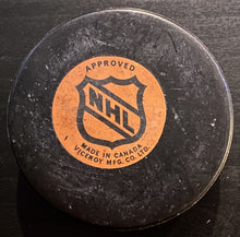 Load image into Gallery viewer, 1979-83 NHL Hockey Vintage Official New Jersey Devils Viceroy Game Used Puck
