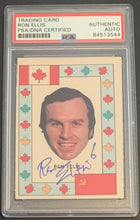 Load image into Gallery viewer, 1972-73 O-Pee-Chee Hockey Team Canada Ron Ellis Signed Card NHL Auto PSA/DNA
