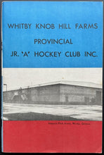 Load image into Gallery viewer, 1974-75 Knob Hill Farms Jr. A Program Whitby Arena Game vs Markham Waxers
