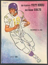 Load image into Gallery viewer, 1958 NFL Football 49ers Program San Francisco Forty Niners v Baltimore Colts Vtg
