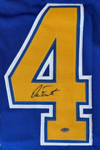 Load image into Gallery viewer, Dan Fouts Autographed Signed Custom San Diego Chargers NFL Vintage Jersey Leaf
