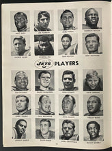 Load image into Gallery viewer, 1968 AFL Championship Game Program New York Jets Oakland Raiders NFL Football
