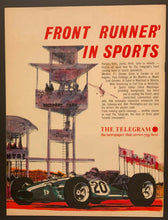 Load image into Gallery viewer, 1968 USA Telegram Trophy Race Official Program Mosport Open Wheel Racing
