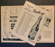 Load image into Gallery viewer, 1955 CFL Football Civic Stadium Program Hamilton Tiger Cats vs Toronto Argonauts
