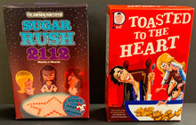 Load image into Gallery viewer, Vintage RUSH Promo Cereal Boxes 2112 + Toasted To The Heart Music General Mills
