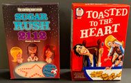 Vintage RUSH Promo Cereal Boxes 2112 + Toasted To The Heart Music General Mills