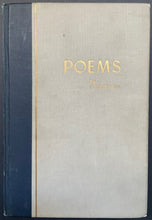 Load image into Gallery viewer, 1945 “Poems” Hardcover Book A.M. Klein Jewish Book Of Poems + 1945 News Article
