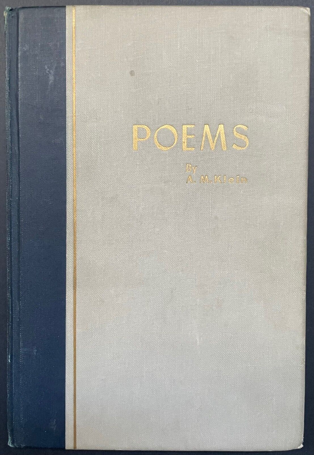 1945 “Poems” Hardcover Book A.M. Klein Jewish Book Of Poems + 1945 News Article