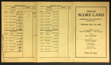 Load image into Gallery viewer, 1927 Eastern States Exposition New England Whippet Dog Races Score Card Program
