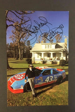 Load image into Gallery viewer, 1990 Richard Petty NASCAR Autographed Promo Card From Final Year Racing VTG
