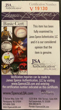 Load image into Gallery viewer, Eddie Murray Signed Gene Budig Baseball MLB Autographed Orioles HOFer JSA COA

