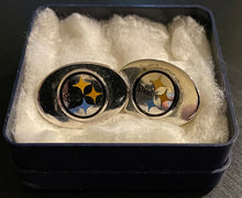 Load image into Gallery viewer, Pittsburgh Steelers Vintage Logo Balfour Cufflinks NFL Football Vtg
