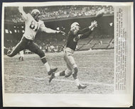 1956 Vintage NFL Football AP Wire Photo Green Bay Packers Chicago Cardinals