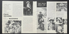 Load image into Gallery viewer, 1966 Paul Revere + The Raiders Vintage Original Concert Tour Program
