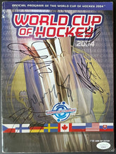 Load image into Gallery viewer, 2004 World Cup Of Hockey Program Signed Autographed Cover x5 Gretzky Brodeur JSA
