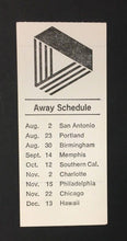 Load image into Gallery viewer, 1975 WFL Shreveport Steamer vs Philadelphia Bell Football Ticket Stub Vintage

