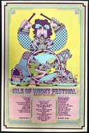 Isle of Wight First Printing Concert Music Festival Poster Final Show Very Rare