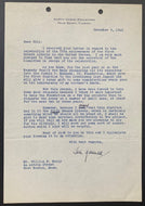 1946 President John F Kennedy Typed Signed Letter Jack Kennedy Autograph LOA COA