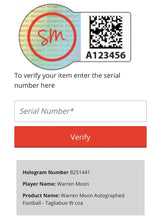 Load image into Gallery viewer, Warren Moon Autographed Official Wilson Football Signed Houston Oilers CFL COA
