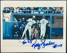 Load image into Gallery viewer, 1989 Signed Toronto Blue Jays Kelly Gruber Autographed Cycle Photo + Ticket Stub
