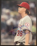 Jered Weaver Autographed Signed Color Photo Los Angeles Angels MLB Baseball