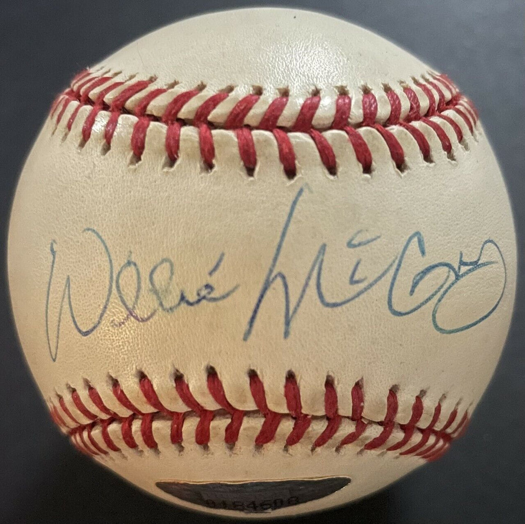 Willie McCovey Autographed National League Baseball Signed Rawlings Tri-Star
