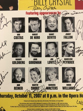 Load image into Gallery viewer, 2007 10th Annual Mark Twain Prize Award Celebrity Multi Signed Poster x12 JSA
