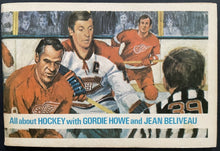 Load image into Gallery viewer, c1973 Scotiabank Hockey College Booklet Ambassadors NHL HOFers Howe + Beliveau
