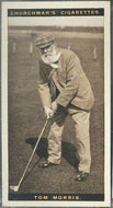 1927 WA  AC Vintage Churchman Cigars Famous Golfers Old Tom Morris Golf Card PSA