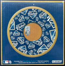 Load image into Gallery viewer, San Diego Padres Drink Coaster Set Petco Park MLB Authenticated On-Field Dirt
