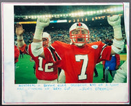 1985 Grey Cup CFL Bernie Gleir Original Vintage Press Photo