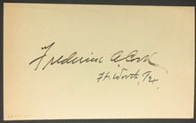 Load image into Gallery viewer, Frederick Cook American Explorer Signed Index Card 1908 North Pole Auto JSA LOA
