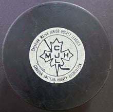 Load image into Gallery viewer, c1970 Oshawa Generals Game Puck OHA Major Jr. A Hockey Used CMJHL
