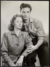Load image into Gallery viewer, 1948 Marlon Brando &quot;A Streetcar Named Desire&quot; Theatrical Run Photo Vintage LOA
