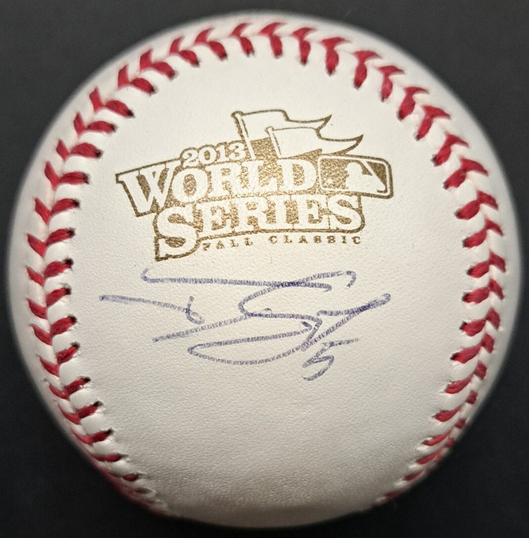 2013 Official World Series Baseball Signed Jonny Gomes Boston Red Sox MLB Auto