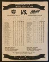 Load image into Gallery viewer, 2007 John Tavares Signed Autographed Hockey Game Program Oshawa Generals JSA COA
