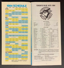 Load image into Gallery viewer, 1984 Toronto Blue Jays Baseball Media Guide 8th Season Exhibition Stadium MLB
