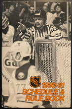 Load image into Gallery viewer, 1990-91 Vintage NHL Hockey Original Schedule Rulebook Pittsburgh Penguins Retro
