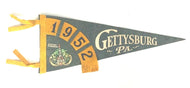 1952 Gettysburg Pennsylvania Felt Pennant Soldiers' Monument USA Vintage 17.5