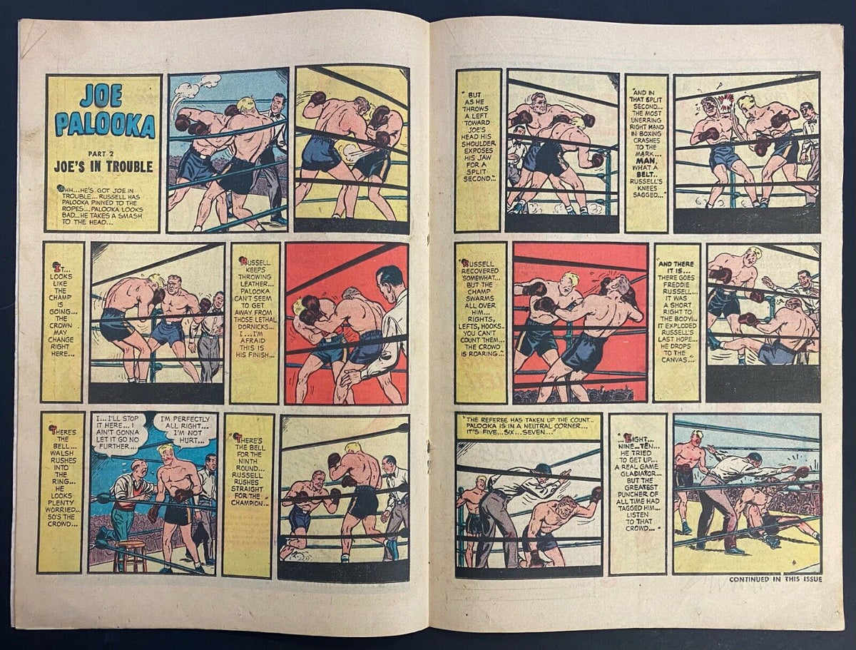 June 1951 Joe Palooka No. 57 Vintage 10 Cent Harvey Comics Boxing Comi ...