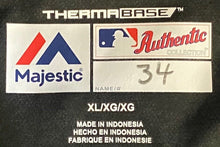 Load image into Gallery viewer, Game Used On Field Miami Marlins Tom Koehler Majestic MLB Therma Base Jacket
