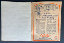 Load image into Gallery viewer, Vintage 1924 CCM Exercise Book Scribbler Notebook Bicycles Racing Sports Old
