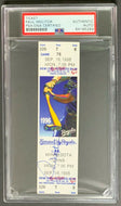 09/16/1996 MLB Paul Molitor 3000th Hit Game Signed Ticket PSA/DNA Authenticated