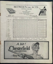 Load image into Gallery viewer, 1924 World Series Baseball Program Game 3,4,5 Washington Senators vs Giants
