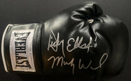 Signed Light Welterweight Micky Ward Dicky Eklund Autographed Boxing Glove JSA