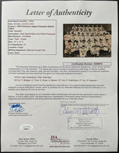 Load image into Gallery viewer, 1940 Detroit Tigers A.L. Champions Team Signed Photo x33 Autographs MLB JSA LOA
