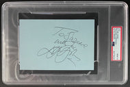 Sir Elton John Signed Album Page PSA Graded 9 Autographed Rock Music Auto Mint