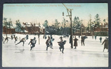 Load image into Gallery viewer, 1911 Toronto A.A.A. Skating Race Scene Postcard Vintage Old Sports Canada
