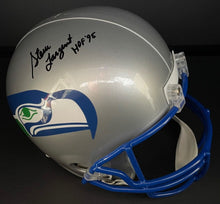 Load image into Gallery viewer, Steve Largent Seattle Seahawks Signed Full Size NFL Football Helmet Fanatics
